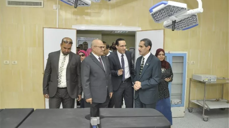 افتتاح أقسام طبية جديدة بمستشفيات جامعة القناة ..صور