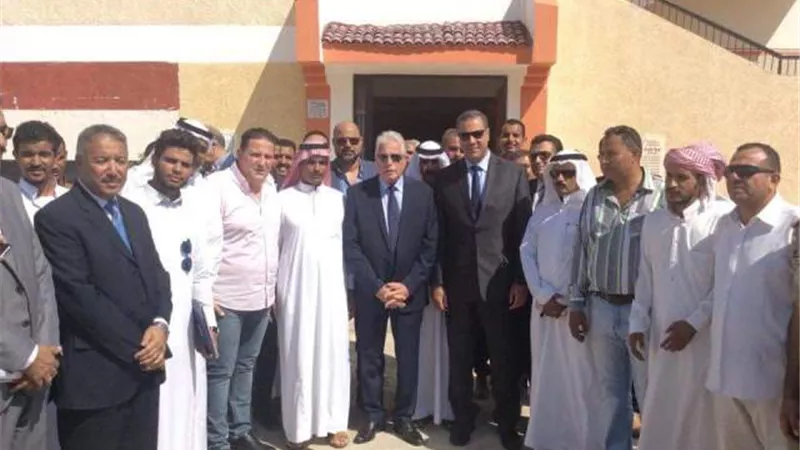 محافظ جنوب سيناء يفتتح سد البيضا بدهب (حماية من السيول)