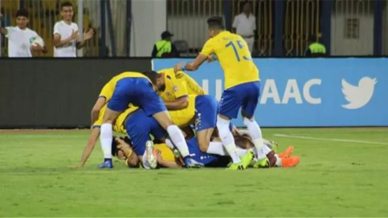 شيلونجو يتقدم للإسماعيلي على الجزيرة الاماراتي في كأس العرب