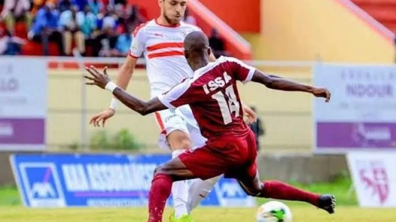 طاقم تحكيم مباراة الزمالك وبطل السنغال يصل غدا