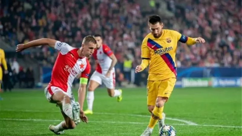 بالفيديو.. برشلونة يهزم سلافيا براج بهدفين بدوري الأبطال