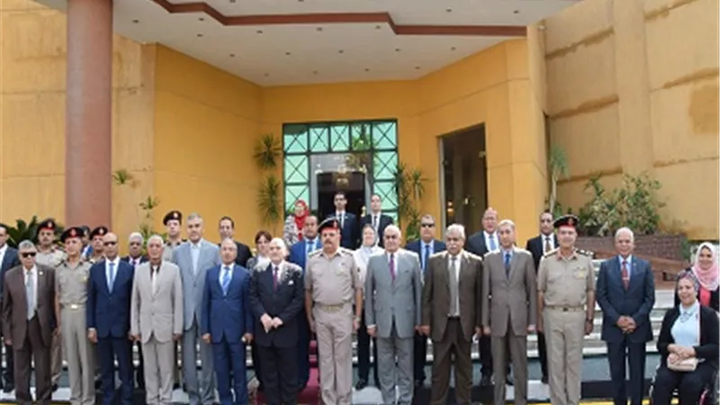لجنة الدفاع والأمن القومى وأعضاء من مجلس النواب فى زيارة لقوات الدفاع الجوى
