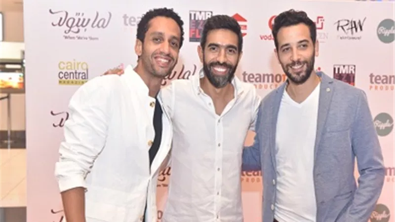 عمرو عابد يحتفل بالعرض الخاص لفيلم 