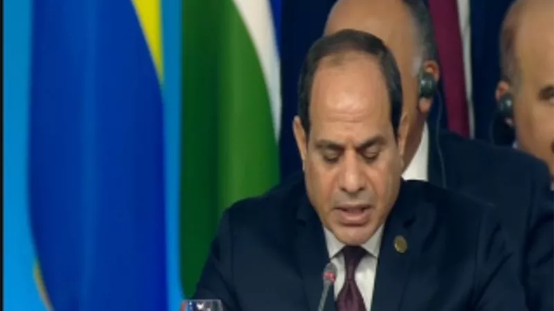 السيسي : افريقيا تحتاج الى دعم اعادة الاعمار لما بعد النزاعات المسلحة