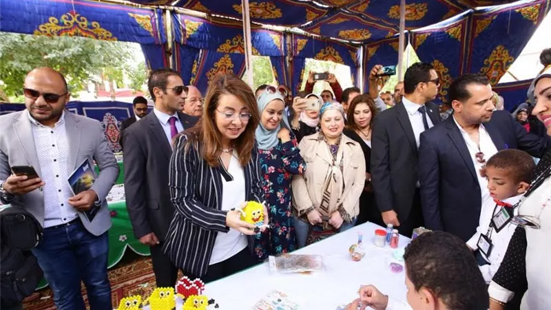 وزيرة التضامن تضع حجر الأساس لتطوير مؤسسة التثقيف الفكرى للفتيات بمصر القديمة
