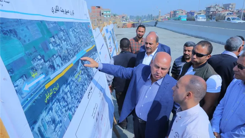 وزير النقل يتابع أعمال تنفيذ 5 كباري بطريق بنها/ المنصورة