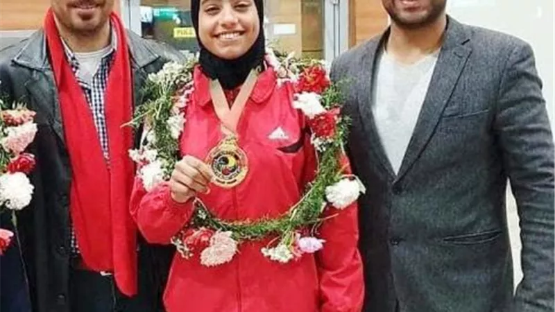 بسملة الشرقية تحرز ذهبية العالم فى الكاراتيه فى بطولة بشيلى بأمريكا الجنوبية