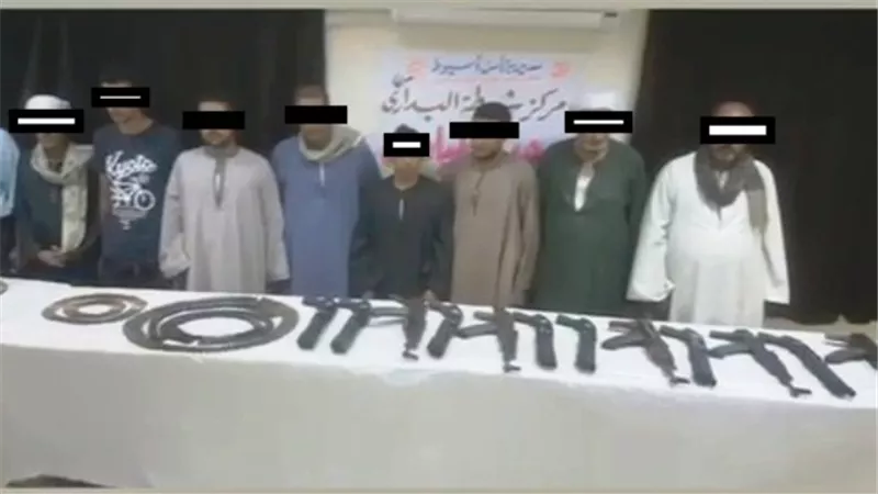أمن اسيوط يشن حملة على مركز البدارى ويتمكن من ضبط ورشة لتصنيع الأسلحة