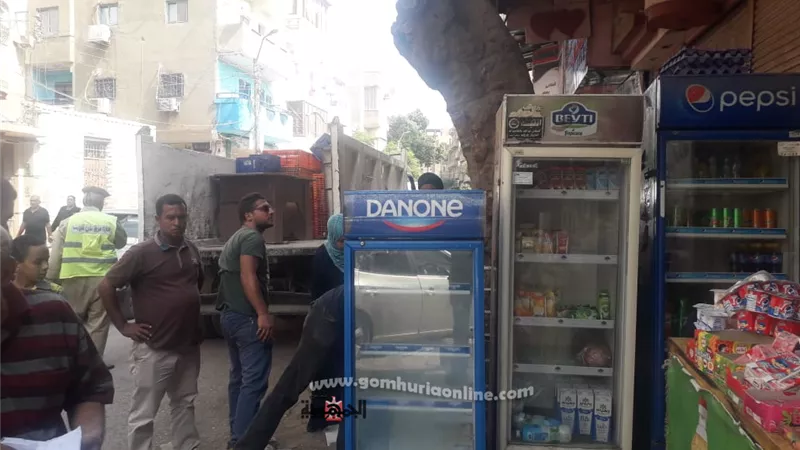 رفع 335 حالة إشغال في حملة ببني سويف