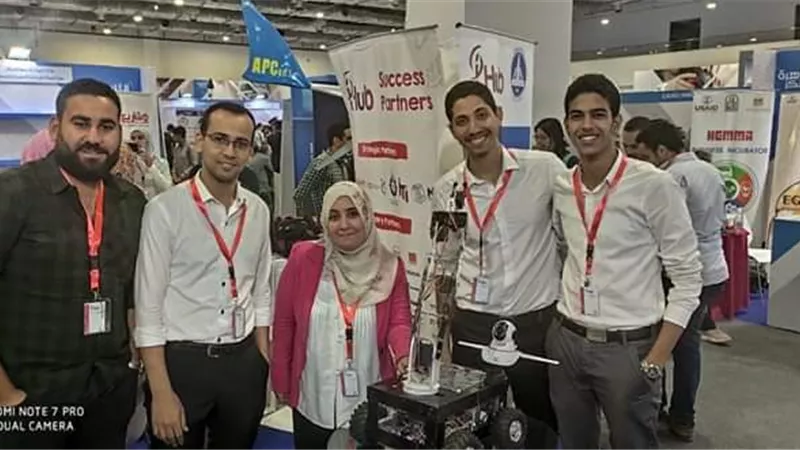 جامعة عين شمس تشارك في معرض القاهره الدولي للابتكار