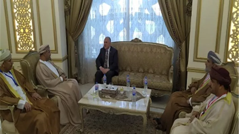 وزيرالرى يبحث مع الوفد العمانى سبل التعاون بين البلدين
