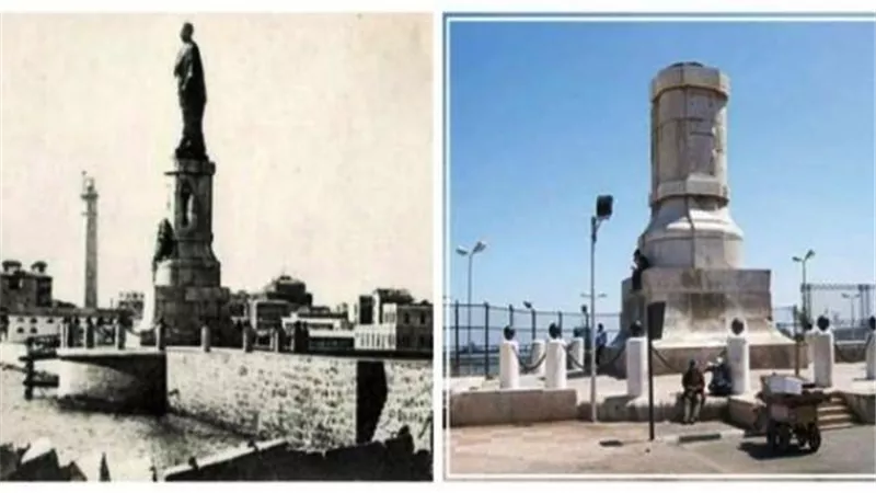تمثال دليسبس لم يغادر محافظة بورسعيد