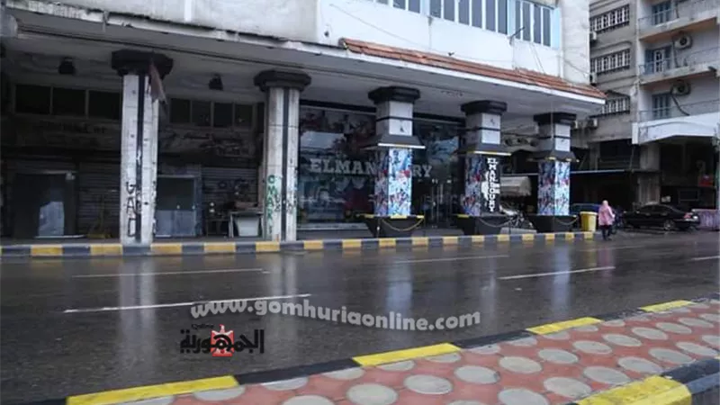 سقوط أمطار على مدينتى بورسعيد وبورفؤاد