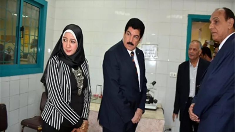 قافلة طبية وبيطرية لقرية منية السباع بمركز بنها