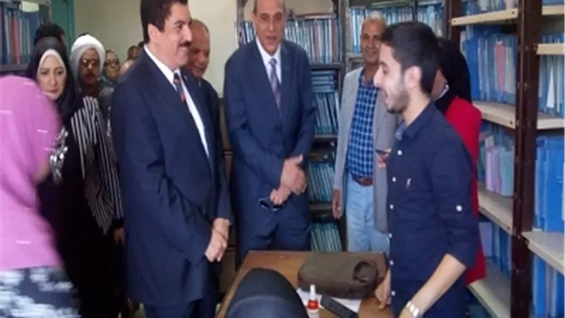 محافظ القليوبية يشيد بجهود المشاركين بقافلة جامعة الزقازيق بقرية منية السباع