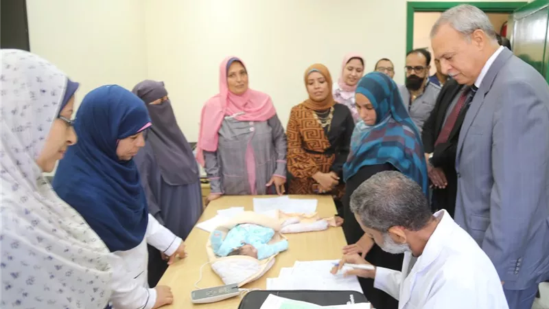 انطلاق المبادرة الرئاسية للكشف المبكر عن حالات ضعف السمع لحديثى الولادة