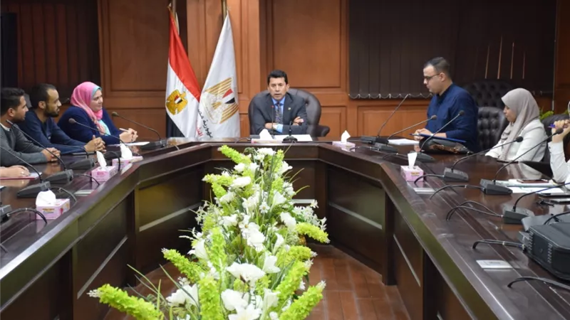 وزير الرياضة: ندعم افكار الشباب والمبادرات التي تستهدف تحقيق التنمية المستدامة