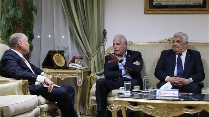فوده يستقبل السفير الاسترالي للتعارف وتوطيد العلاقات