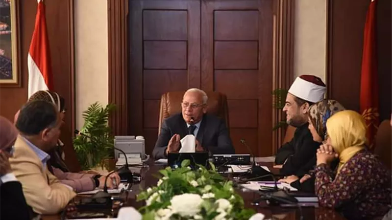 الغضبان يعقد اجتماعاً لمتابعة أعمال المجلس الإقليمى للسكان ببورسعيد