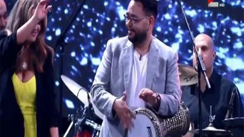 نيكول سابا ترقص على طبلة احمد رزق .. فيديو
