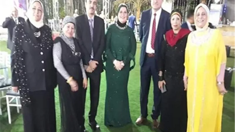 النائبة مايسة عطوة تحتفل بزفاف نجلها