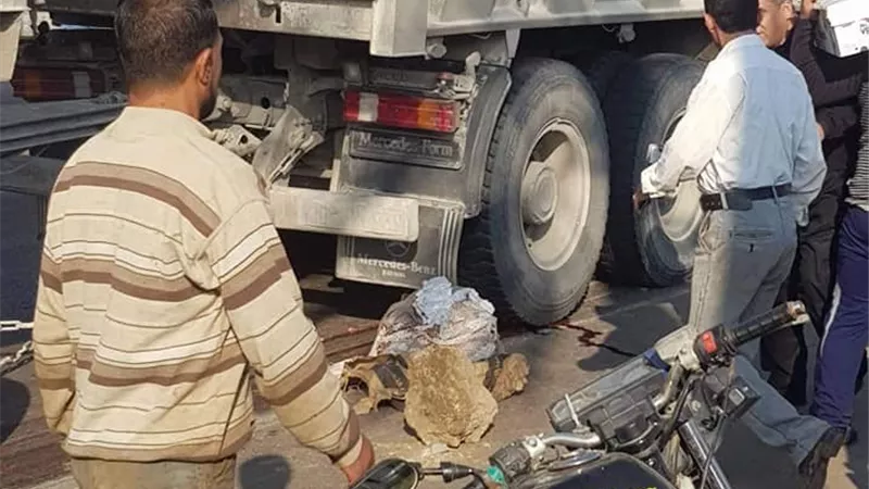 مصرع أمين شرطة وغفير دهستهما 