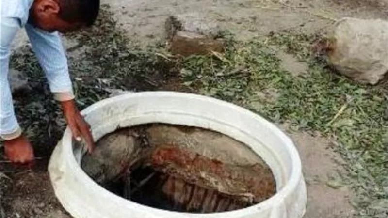 غراب يأمربتغطية بالوعات غرف صرف صحي بالطريق الدائري بأبوكبير