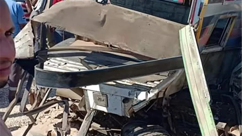ارتفاع عدد ضحايا حادث قطار الاقصر الي 5