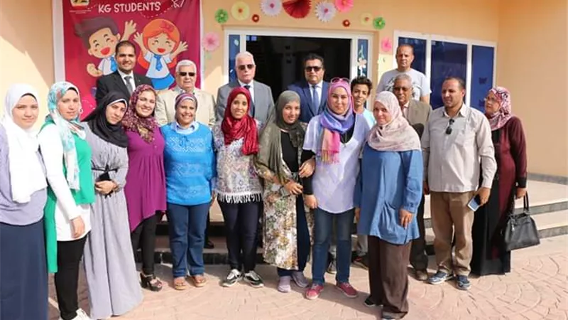 فودة يفتتح قاعات مراحل الكى جى للمدرسة لرسمية للغات فى شرم الشيخ بالصور
