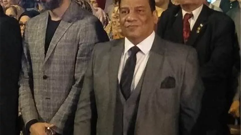 الفنان محمد فراج يشارك في إحتفالية نصر أكتوبر بالهناجر