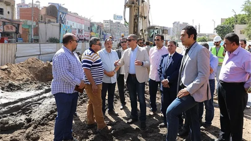 محافظ سوهاج يتفقد المرحلة الأولى لإنشاء كوبري الثقافة / العروبة