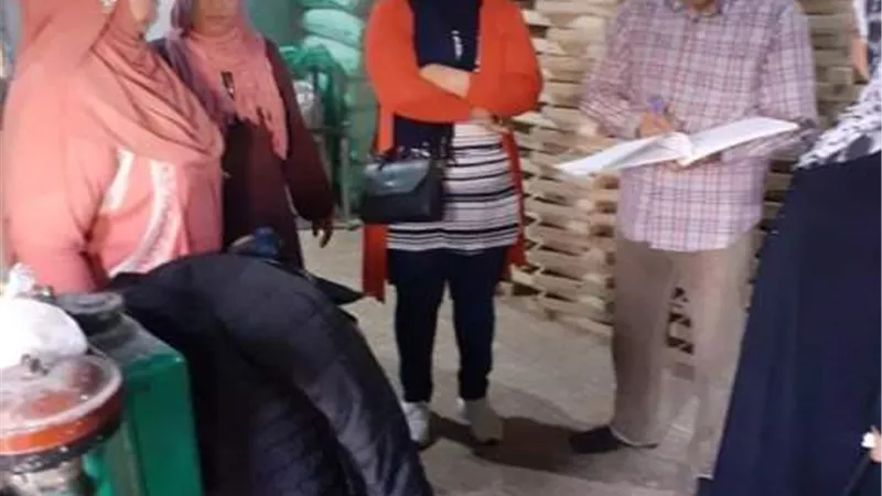 حملة مفاجئة على مخابز القناطر الخيرية ..صور