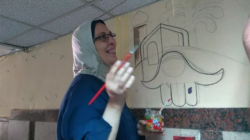 تعليم القاهرة تتزين بايدي الطلاب وتوجيه التربية الفنية