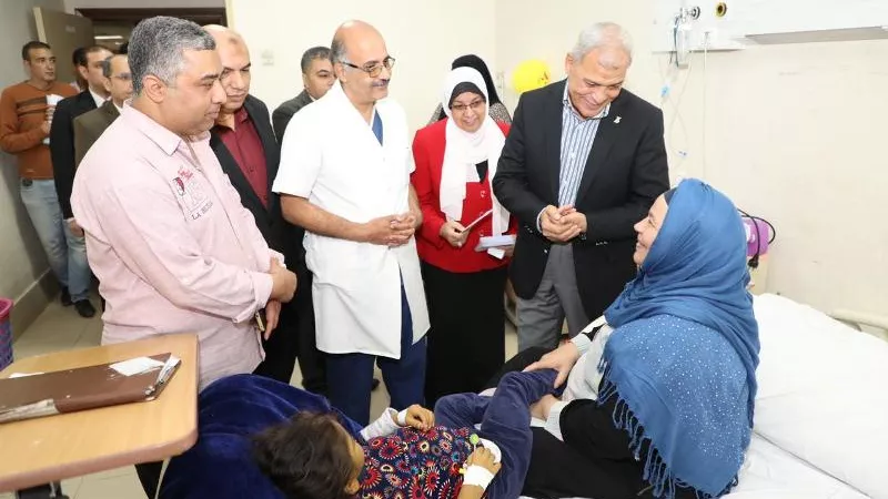 الوحدات الصحية استقبلت نصف مليون مواطن خلال شهر .. ومساعدات مالية لمرضى معهد الكبد بالمنوفية.. صـــور