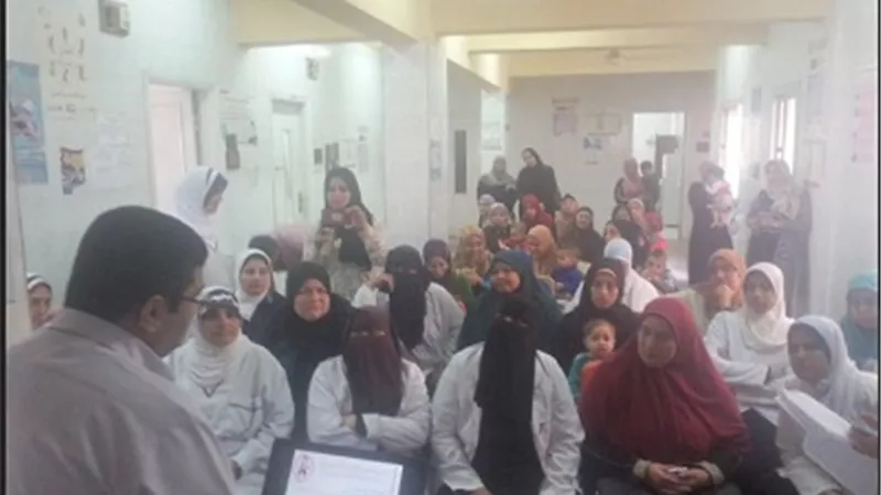 أورام طنطا ينظم ندوة عن التوعية بالسرطان بقرية إخناواي