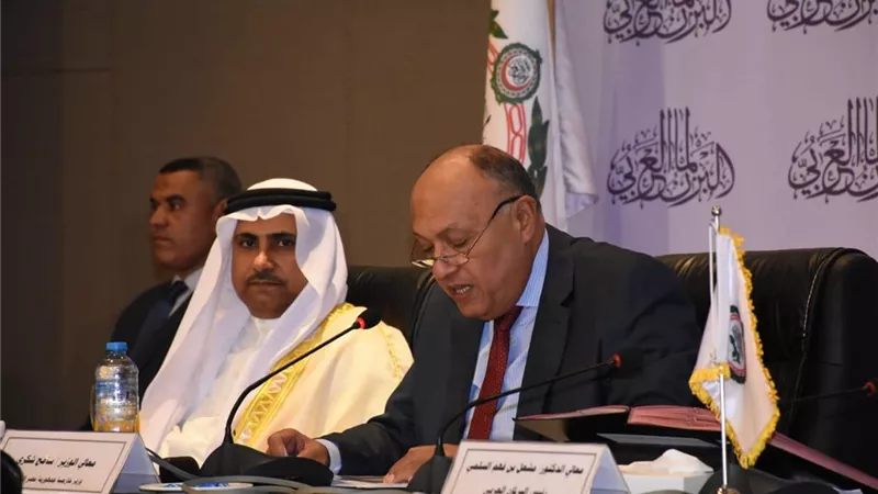 وزير الخارجية يتناول الأمن المائي وسد النهضة أمام البرلمان العربي