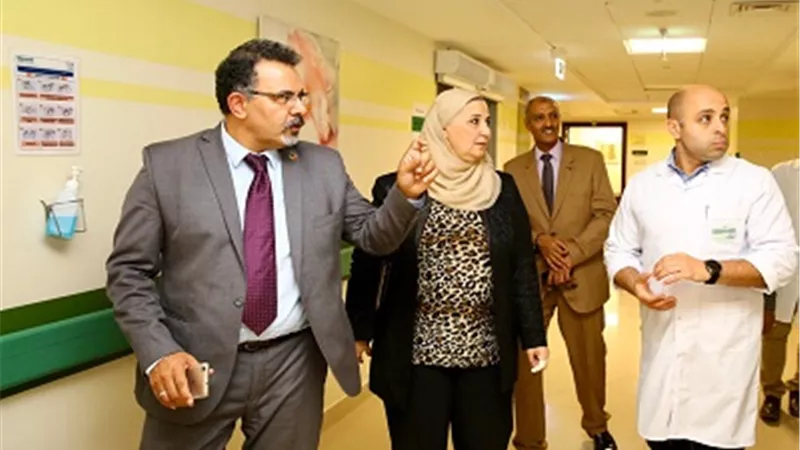 نائبة وزيرة التضامن الإجتماعى تشيد بكفاءة مستشفى شفاء الأورمان بالأقصر