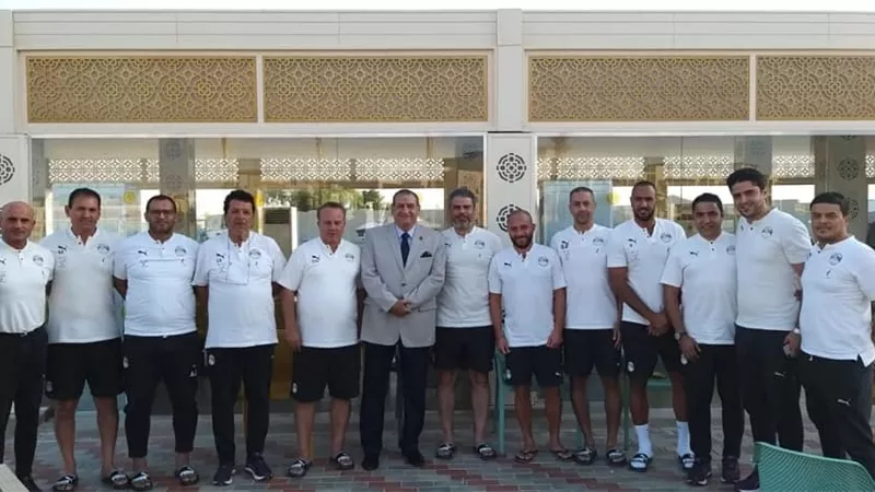 مدير أمن السويس يزور معسكر المنتخب الأولمبي في السخنة
