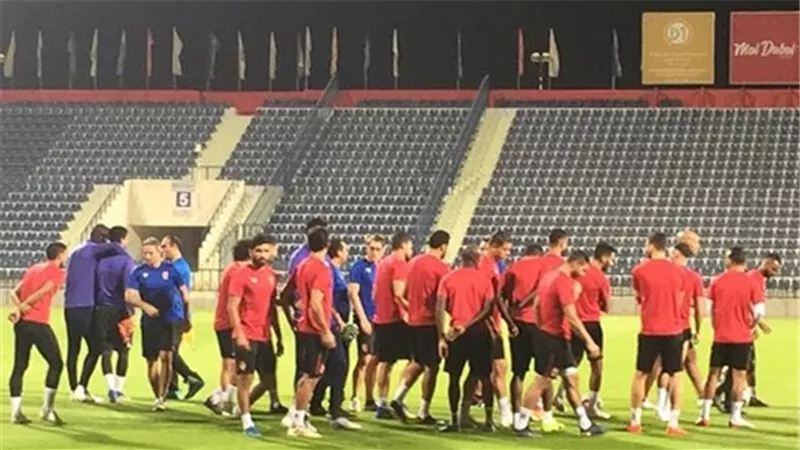 الاهلى يخوض اول مران له فى معسكر الامارات