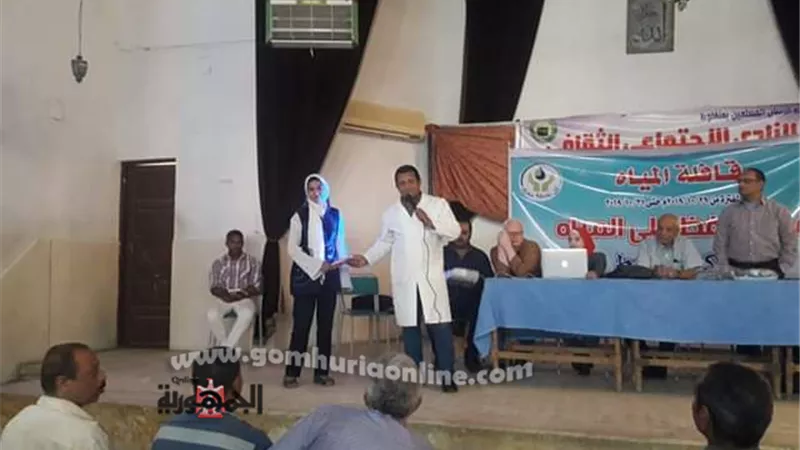 26 ألف مستفيد بالقافلة المائية بمركز منفلوط بأسيوط