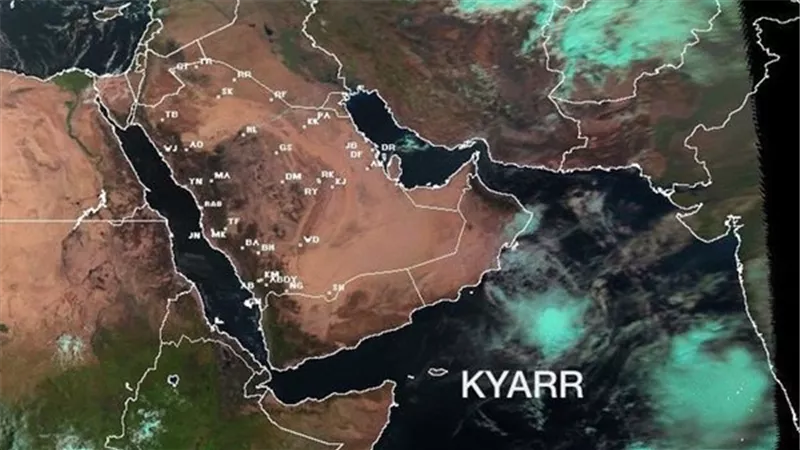إعصار قوى على أبواب السعودية