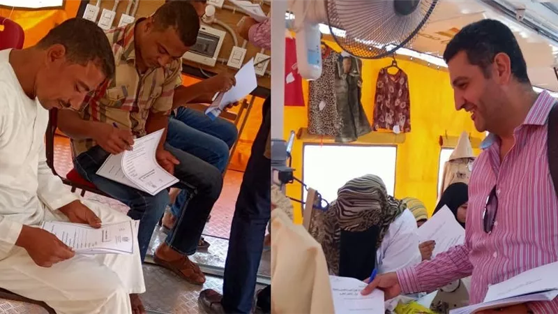اختتام أولي دورات التدريب المهني علي الوحدات المتنقلة لمبادرة 