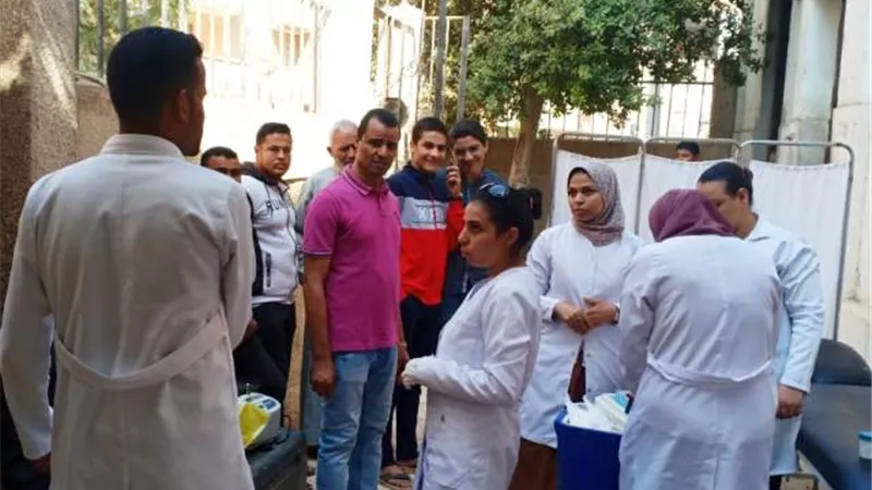 علاقات مستقبل وطن القوصية تنظم حملة للتبرع بالدم لصالح مرضى الأورام بالصور