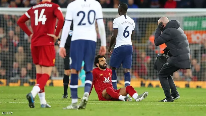محمد صلاح يتدرب 
