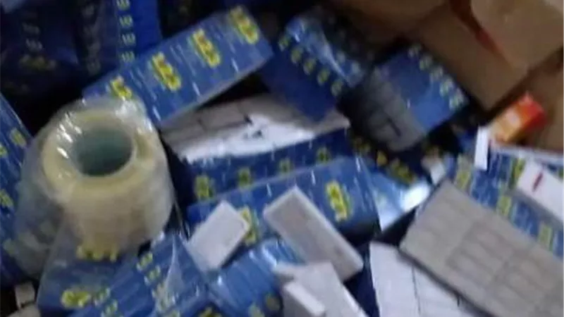 ضبط شحنة كبيرة من الأدوية المهربة داخل مخزن بالقناطر الخيرية