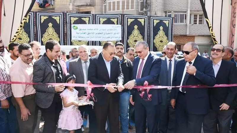 إفتتاح سوق الأشراف الحضاري بتكلفة 4 ملايين جنيه