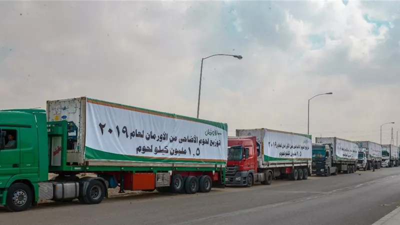 الاورمان توزع مليون ونصف مليون كيلو لحوم مستوردة على غير القادرين فى أنحاء الجمهورية