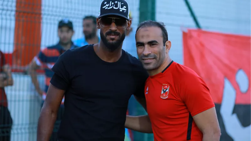 انيلكا يحضر مران الأهلي في الإمارات