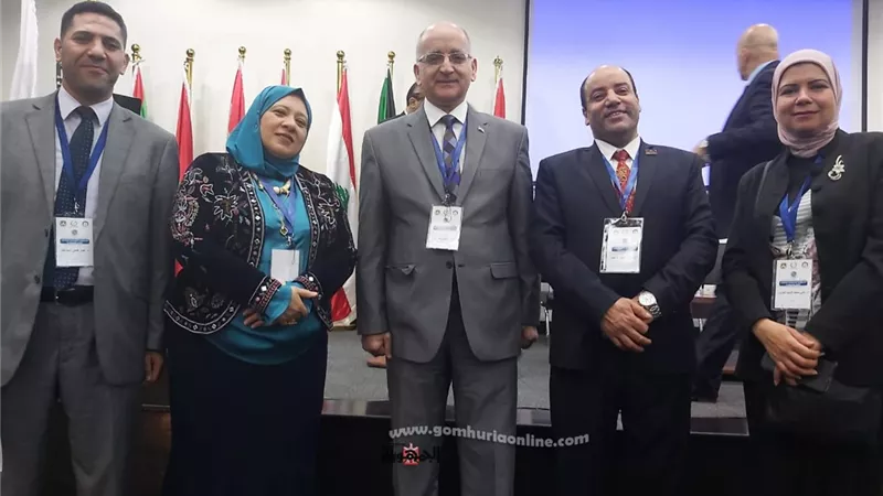 جامعة السادات تشارك بمؤتمر دور التحول الرقمى وتعزيز المسئولية المجتمعية للجامعات بالأردن