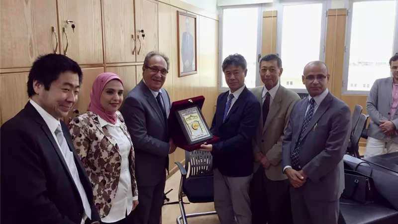 جامعة مصر تكرم البروفيسور الياباني تاكي كازوهيرو وتقيم ندوة بعنوان 